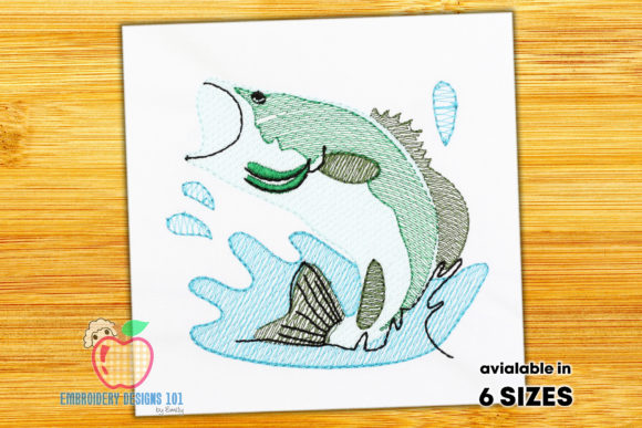 Bass Fish Jumping in Water Quick Stitch: A Designer's Honest Take
