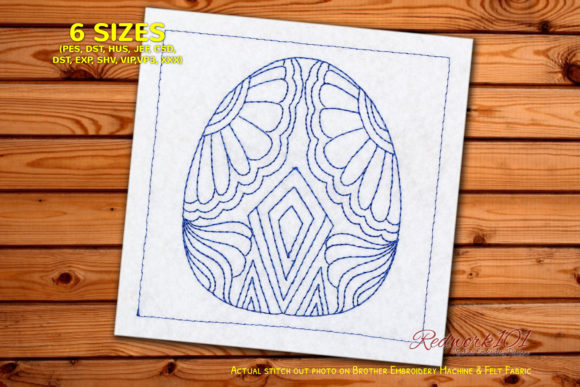 Beautiful Easter Egg Redwork Review