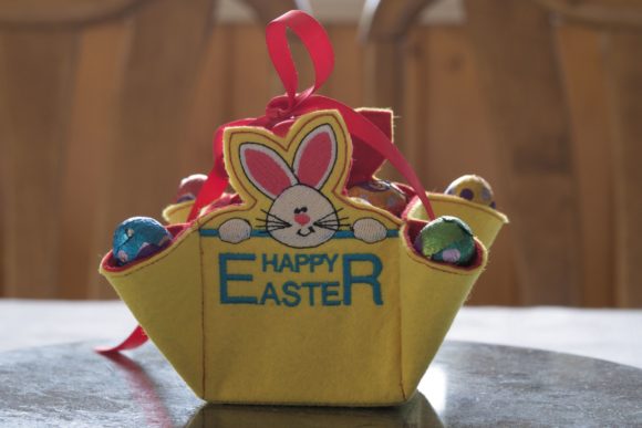 Easter Bunny Basket Embroidery Design Review