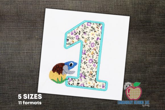 First Birthday Baby Turtle Embroidery Review
