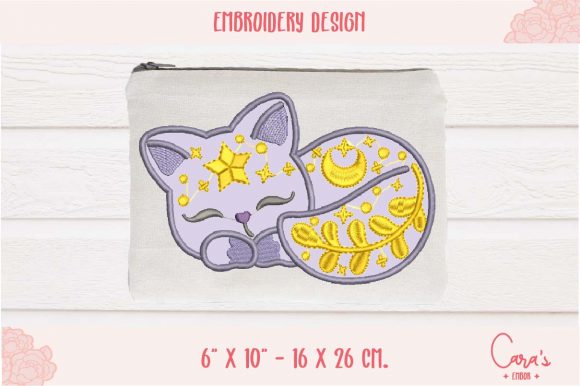 Galaxy Cat Applique Review for Holiday Collections