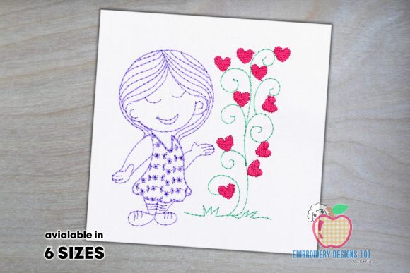 Girl Showing Love Tree Quick Stitch Review