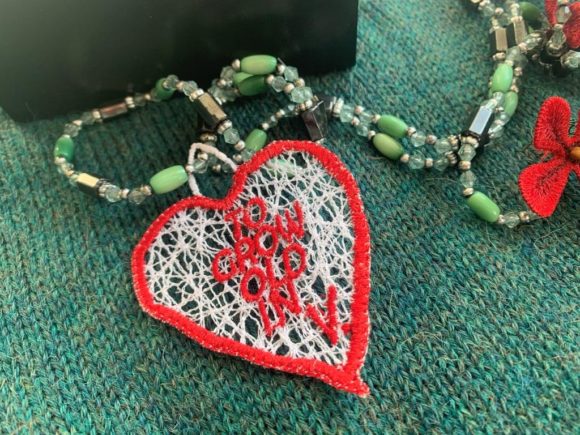 Grow Old Heart Embroidery Design Review