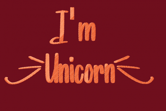 I m Unicorn Embroidery Review