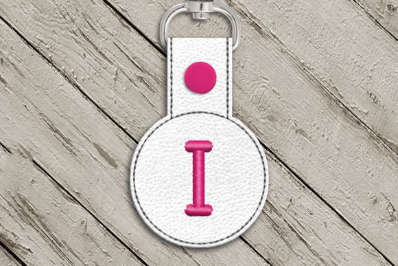 Letter I ITH Round Key Fob Applique: A Designer's Honest Take