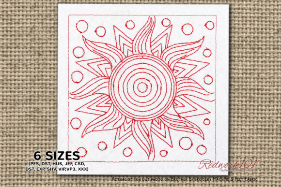 Sun Redwork Review for Boutique Sweatshirt Projects